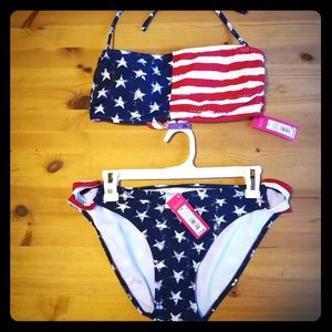 *CLOSET CLEAROUT* Patriotic Underwire Bikini